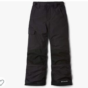 Columbia black insulated snow pants Youth kids 10/12 Omnitech